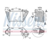 Intercooler On Refroidit L'Air Aluminium pour VW Golf III Variant 1H5 1H1 1H2