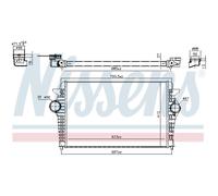 Intercooler On Refroidit L'Air Aluminium pour VW Sharan 7M8 7M9 7M6 7M 7V8 7V9