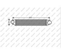 PRASCO Intercooler On Refroidit L'Air Aluminium pour VW Sharan Galaxy Alhambra