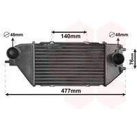 Intercooler Pour Honda CR-V II RD_ 2.2 CTDI FR-V BE 2.2I-CTDI