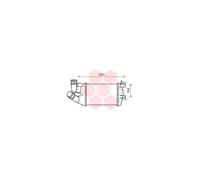 VAN WEZEL - Intercooler (échangeur) 37004584 - Réf. 37004584