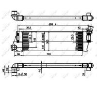 Intercooler Pour RENAULT GRAND SCÉNIC MEGANE SCÉNIC