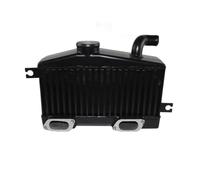 Intercooler Refroidisseur Pour Turbo EJ20 pour Impreza pour WRX pour GC8 | Monture améliorée(Le noir)