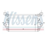 Intercooler Turbine LLC NISSENS Pour Fiat Scudo Combinato 220P Ulysse 220