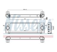 Intercooler Turbo LLC NISSENS Pour Ford Transit Bus FD_ _ FB_ FS_