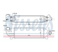 Intercooler Turbo LLC NISSENS Pour Ford Transit Bus FD_ _ FB_ FS_