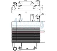 Intercooler Turbo LLC NISSENS Pour KIA Carnival II GQ Hyundai Terracan