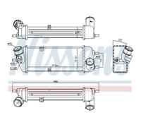 Intercooler Turbo Refroidisseur LLC Nissens pour Kia Rio II Jb Hyundai Accent II