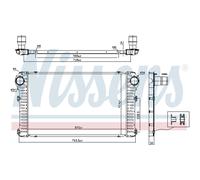 NISSENS 96347 Intercooler