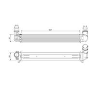 Intercooler VALEO 818389