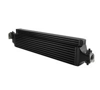 Intercooler voiture Refroidisseur intermédiaire adapté pour Civic 1,5 l 2016 - 2017, barre et plaque en aluminium Turbo argent/noir Échangeur air-air(Black)