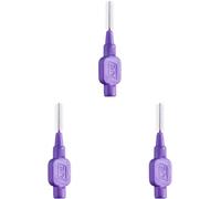 Interdental Brushes-Easy Cleaning Of Interdental Spaces-1 X 8 Brushes-Diameter 1.1 Mm-Purple (Pack Of 3)