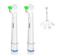 Interdental Lot de 2 brossettes de rechange pour espaces interdentaires compatibles avec les têtes de brosse Braun Oral-B