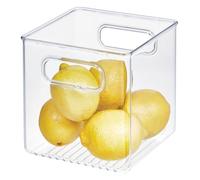 Interdesign, conteneur de stockage pour cuisine, cellier, réfrigérateur, congélateur - cube, transparent Transparent