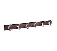 InterDesign iDesign 81699EU Paris Portant avec 6 Double Crochets Espresso/Nickel brossé
