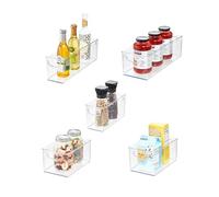 InterDesign iDesign Linus Lot de bacs de rangement en plastique Transparent