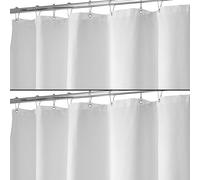 interDesign Lot de 2 doublures de rideau de douche York