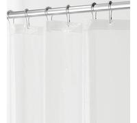 InterDesign Mildew-Free PEVA 3 Gauge Shower Liner, 72 x 72 - inch, Clear by