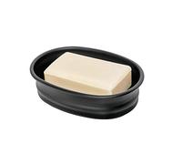 InterDesign Olivia Porte-Savon en métal pour Salle de Bain, Douche, lavabo, Noir Mat