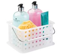 InterDesign Panier de rangement pour salle de bain, produits de santé et de beauté - Petit, givré