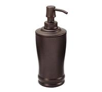 iDesign La Collection Olivia Distributeur de Savon Liquide Haute en métal, Mousse, Bronze, 8 Oz