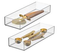 InterDesign Tiroir, Cuisine et Salle de Bain Organisation argenterie, spatules, Gadgets, L