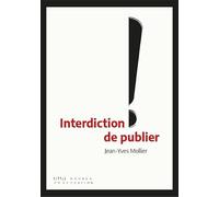 Interdiction de publier - PDF