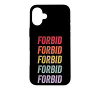 Interdire Coque pour iPhone 16 Plus