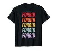 Interdire T-Shirt Graphique avec Valeur