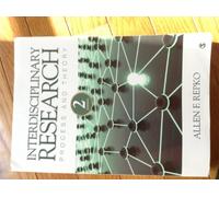 Interdisciplinary Research: Process and Theory