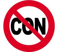 Interdit au con - 5cm - Sticker/autocollant