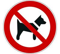 Interdit aux chiens - Diamètre de 200 mm
