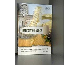 Interdit d'ignorer - Histoire d'Israël et du Proche-Orient, quelles perspectives ?