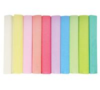 Interdruk 10 Rouleaux de Papier Crépon - 25 x 200 cm - Couleurs Pastel
