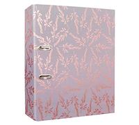 Interdruk 5902277314437 Classeur à Levier A4 75 mm - Design Métallique - Rose Gold Flowers, a4+