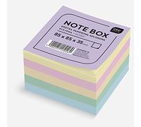 Interdruk Bloc-Notes - 85 x 85 x 35 mm, ~350 Feuilles Collées - Multicolore