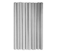 Interdruk - Crepe Paper Rolls for Kids, DIY and Decorations - Pack of 10 Reels (50cm x 200cm, 28g/m2) - 31 Silver