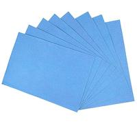 Interdruk - Feuilles de Feutrine Colorées - Lot de 8 Feuilles au Format A4 pour l'Artisanat et les Projets DIY - Bleu Clair