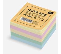 Interdruk Kospapfknk Multicolore Bloc mémo 85 x 85 x 35 mm Feuilles volantes, Multicolore - version anglaise