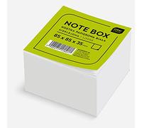 Interdruk Kospapnk Bloc mémo 85 x 85 x 35 mm Feuilles volantes, Blanc - version anglaise