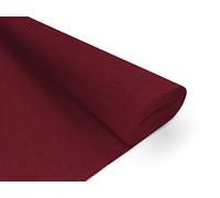 Interdruk Papier Crêpé de Qualité Supérieure 160 g/m2 - pour la Fleuristerie et Les Projets Artistiques - 108 Rouge Foncé