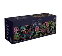 Interdruk - Puzzle Panoramique Adulte 1000 Pièces - Jardin Secret N°4, Design Coloré