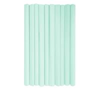 Interdruk - Rouleaux de papier crépon pour enfants, bricolage et décoration - Lot de 10 bobines (50cm x 200cm, 28g/m2) - 38 Vert menthe pastel