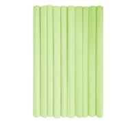 Interdruk - Rouleaux de papier crépon pour enfants, bricolage et décoration - Lot de 10 bobines (50cm x 200cm, 28g/m2) - 40 Vert Anis pastel