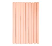 Interdruk - Rouleaux de papier crépon pour enfants, bricolage et décoration - Lot de 10 bobines (50cm x 200cm, 28g/m2) - 35 Orange pêche pastel