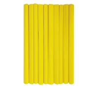 Interdruk - Rouleaux de papier crépon pour enfants, bricolage et décorations - Lot de 10 rouleaux (50cm x 200cm, 28g/m2) - 04 Jaune
