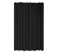 Interdruk - Rouleaux de papier crépon pour enfants, bricolage et décorations - Lot de 10 rouleaux (50cm x 200cm, 28g/m2) - 30 Noir