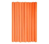 Interdruk - Rouleaux de papier crépon pour enfants, bricolage et décorations - Lot de 10 rouleaux (50cm x 200cm, 28g/m2) - 06 Orange foncé