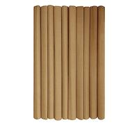 Interdruk - Rouleaux de papier crépon pour enfants, bricolage et décorations - Lot de 10 rouleaux (50cm x 200cm, 28g/m2) - 32 Doré