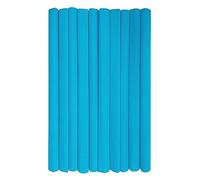Interdruk - Rouleaux de papier crépon pour enfants, bricolage et décorations - Lot de 10 rouleaux (50cm x 200cm, 28g/m2) - 20 Azur